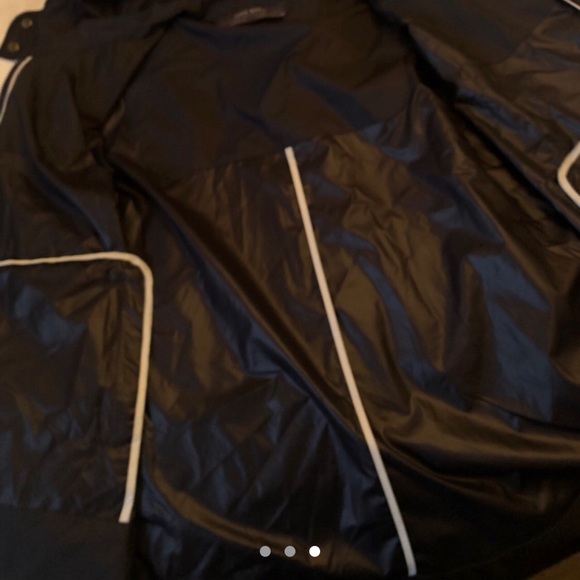 navy raincoat jacket - Picture 3 of 3